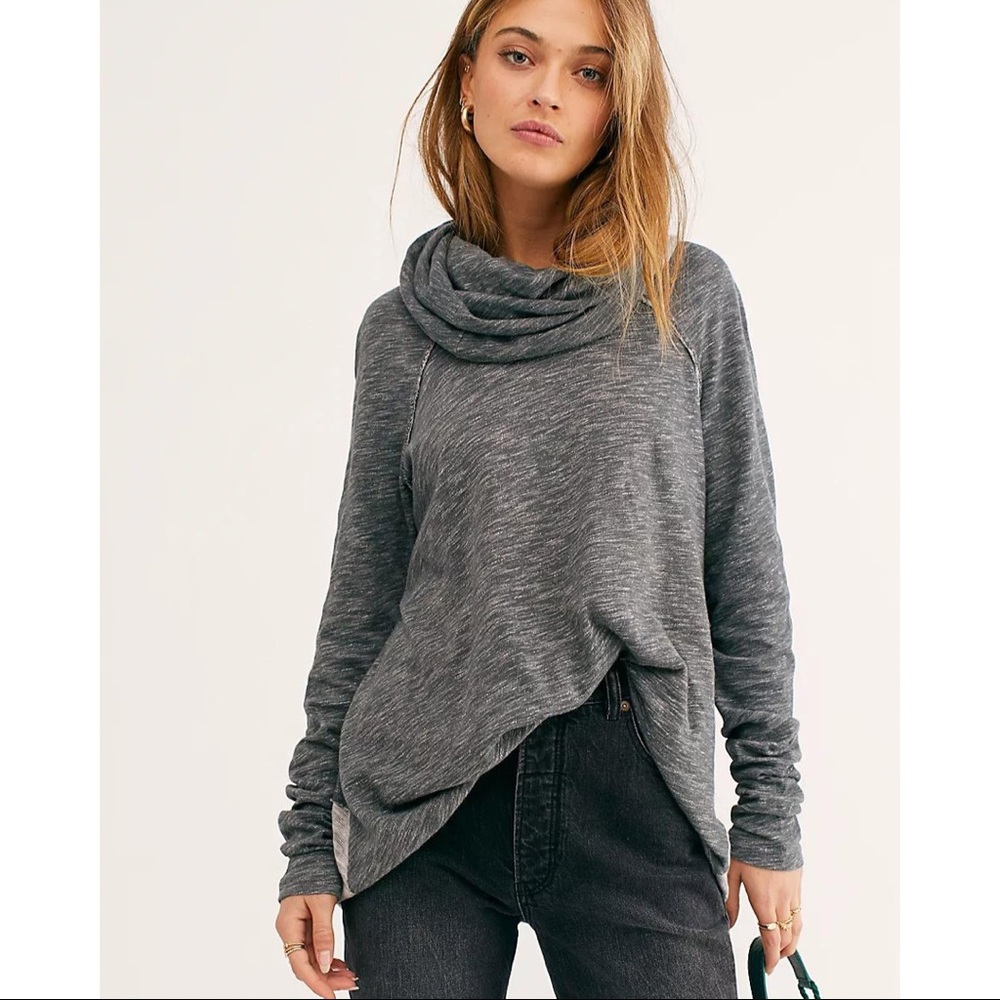 Free People Beach Cocoon Cowl Pullover